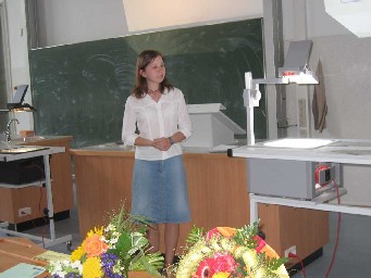 Diana Khoromskaia bei ihrem Vortrag