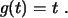 $\displaystyle g(t)=t .$